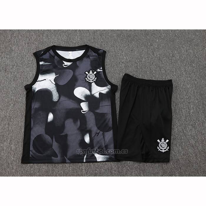 Chandal del Corinthians Sin Mangas 2025-2026 Negro